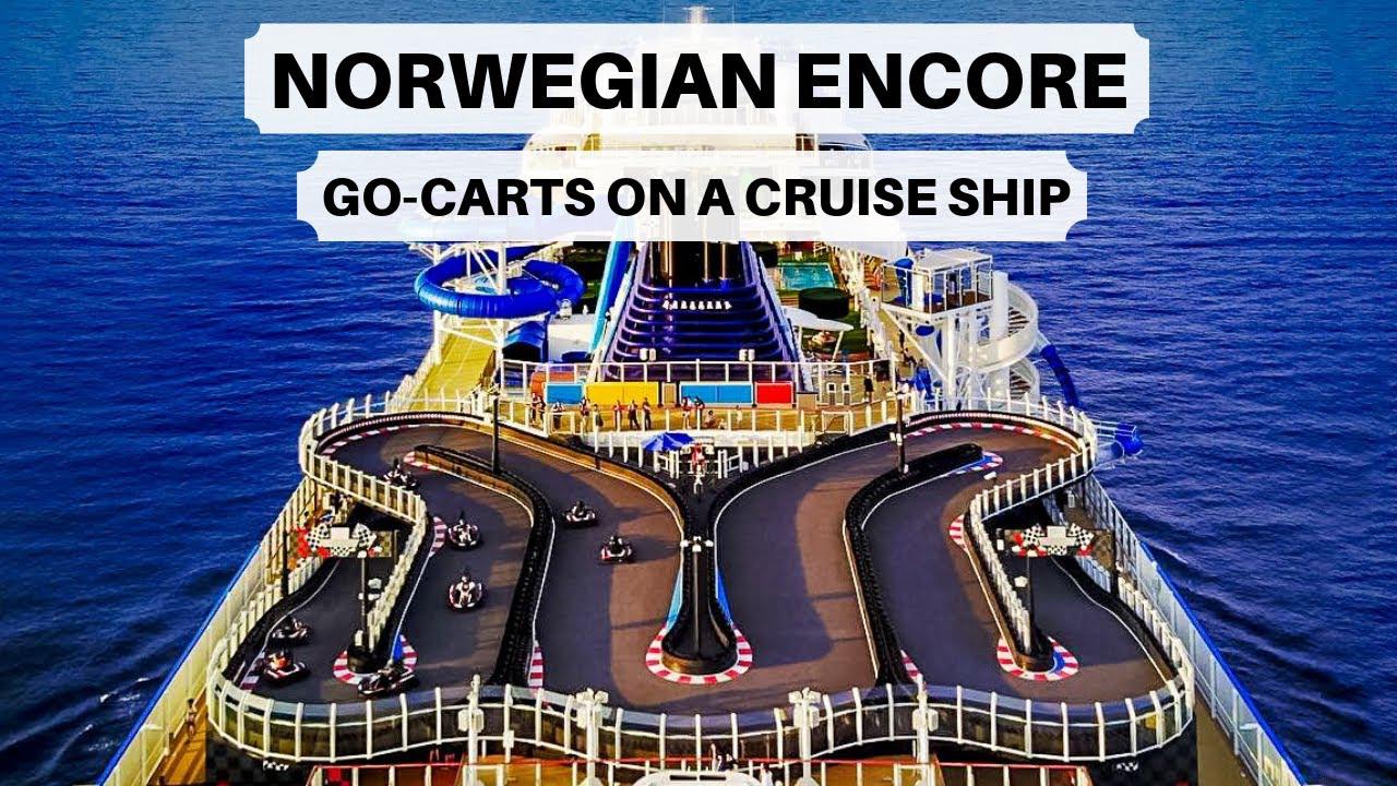 'Video thumbnail for Norwegian Encore Features | Largest Go-Kart Track at Sea'