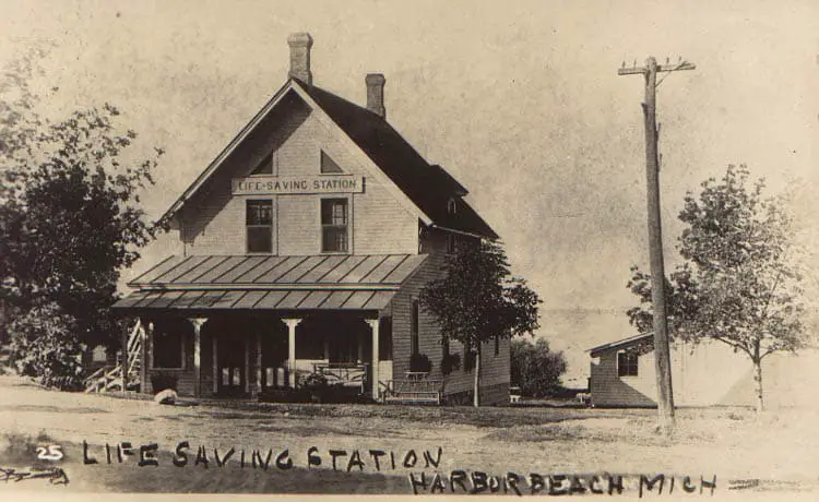 The Coast Guard Station In Harbor Beach – 1929