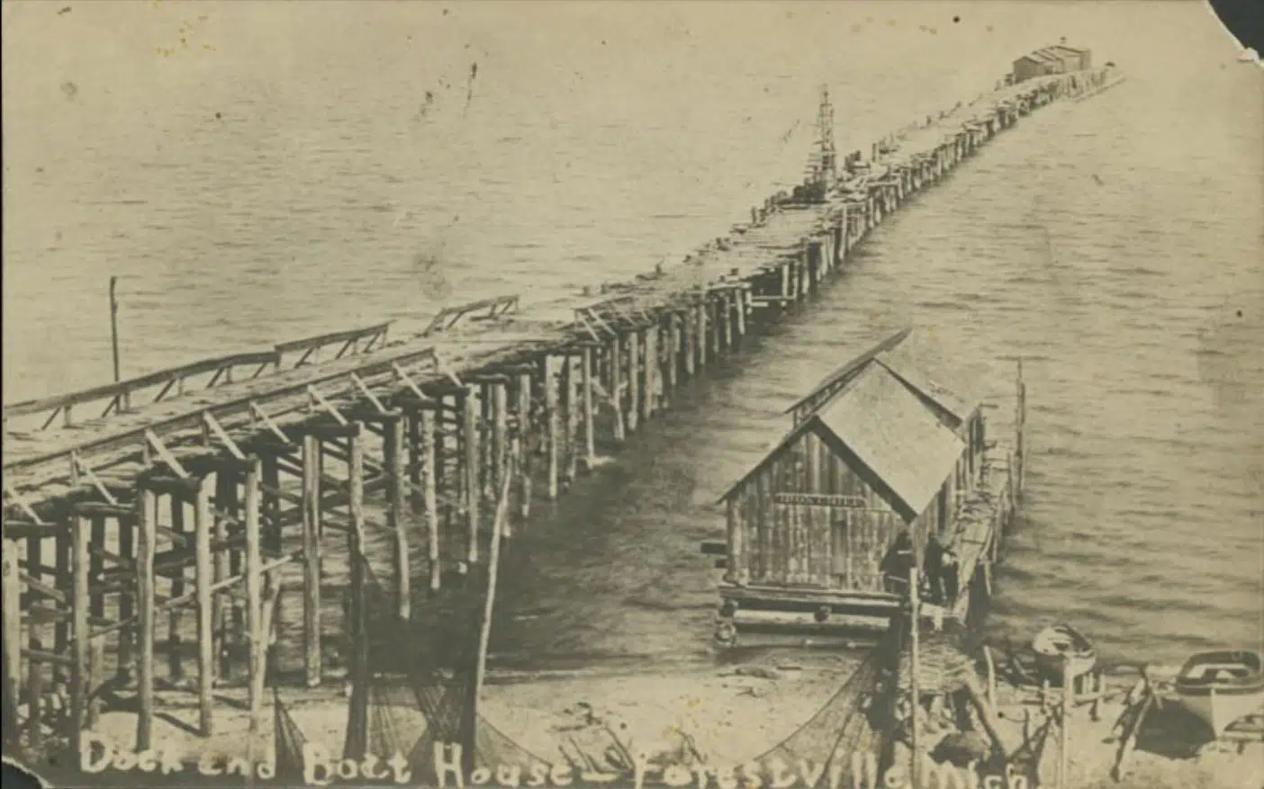The Huge Forestville Dock And The Iron Chief Boat House