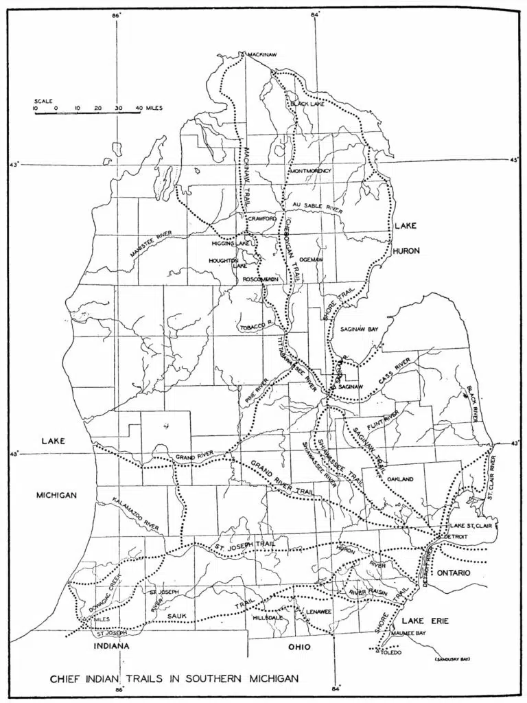 Major Indian Trails
