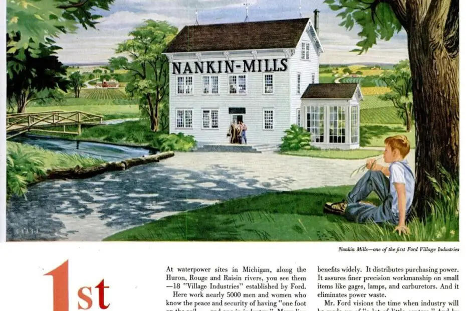 Nankin Mills Ad