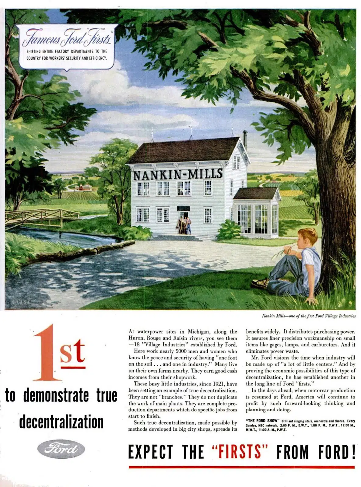 Nankin Mills Ad