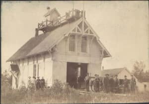 Us Lifesaving Station Ottawa Point Michigan 1876