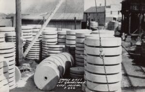 Early Days At Grindstone City Michigan