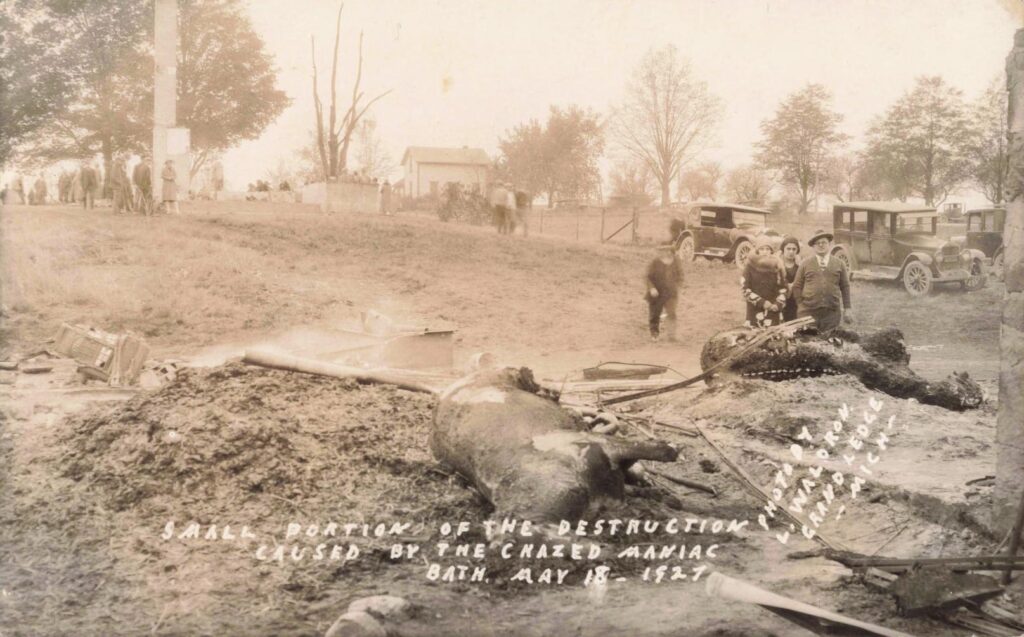 Destruction Scene From Historical Event.