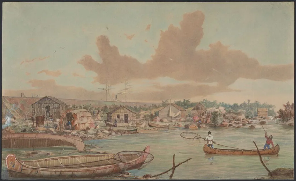 Sault Ste. Marie 1869 - French In Michigan
