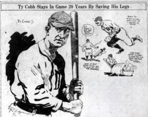 Ty Cobb News Clip Dfp Sep 1925