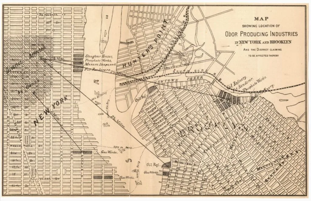 Stink Map - Manure Crisis Of 1894