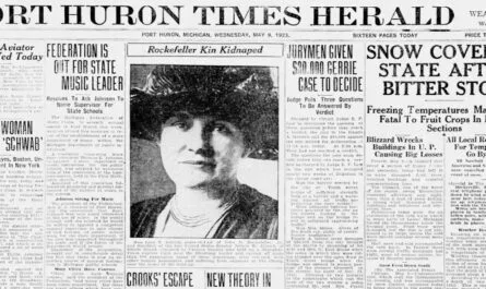 Great Michigan Blizzard Of 1923