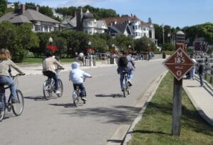 M 185 Mile 0 On Mackinac Island August 2004