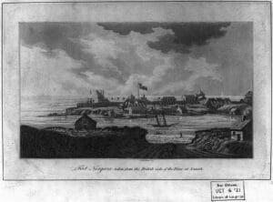 Fort Niagara Taken From The British Side Of The River At Newark Strickland