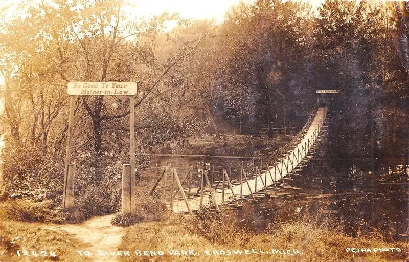 Croswell Swinging Bridge – Unveiling the Rich History of a Small Town’s Unique Crossing