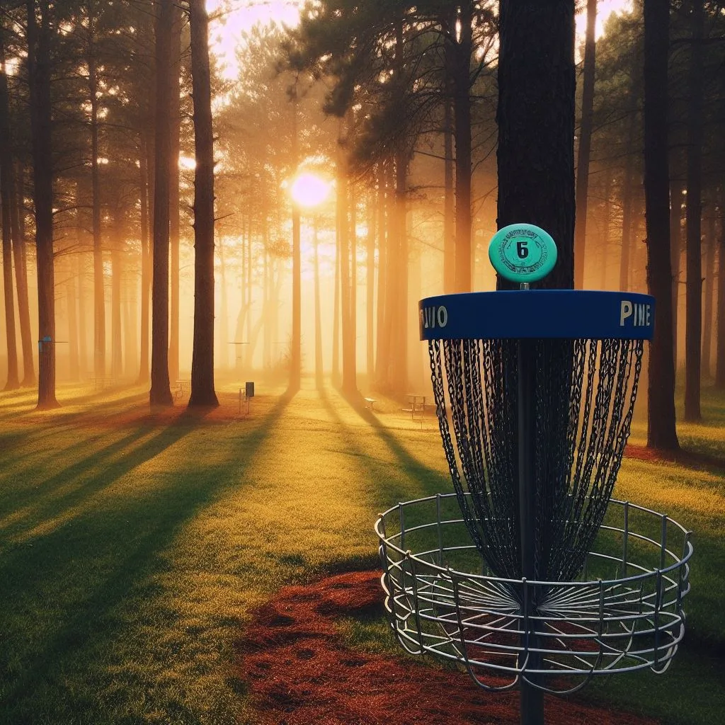 Artist Rendition Of Blue Ribbon Pines Disc Golf Course, East Bethel, Minnesota
