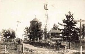 Depot At Pt. Aux Barques Mich