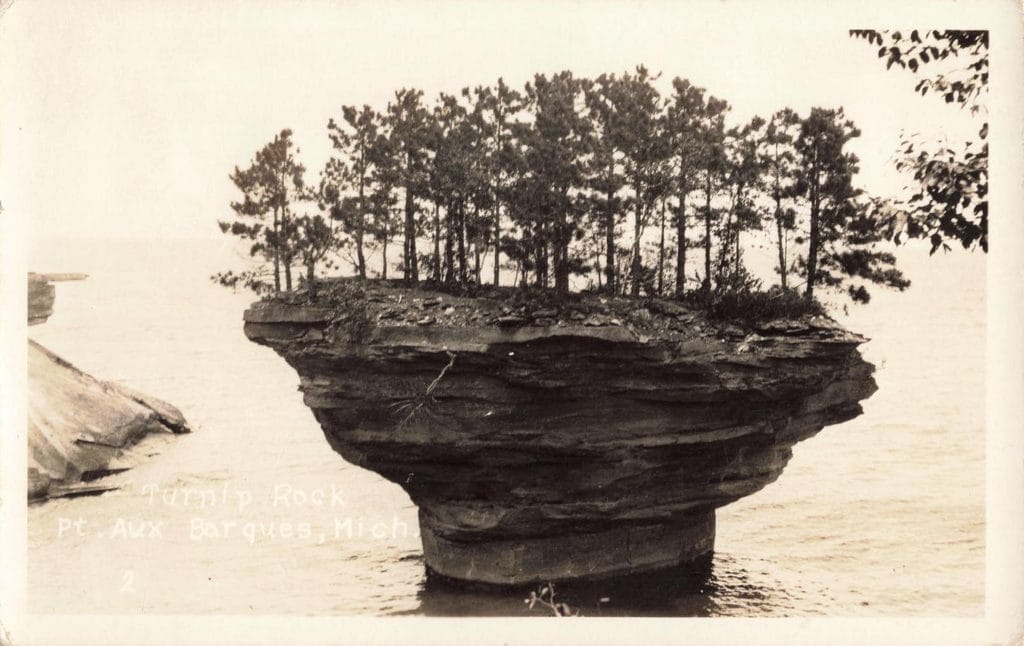 Turnip Rock Pt. Aux Barques, Mich.