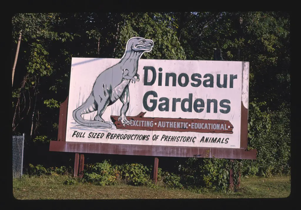 Dinosaur Gardens - Courtesy Library of Congress