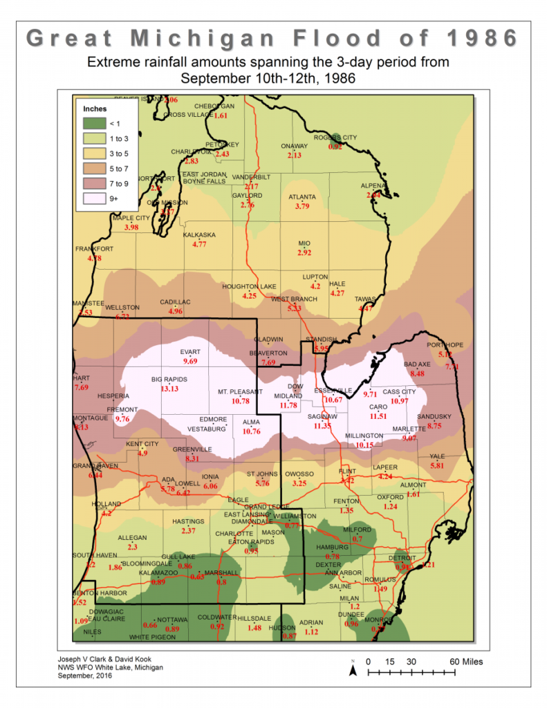 The Great Michigan Flood of 1986