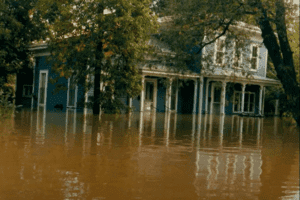 A House Flooded With Water