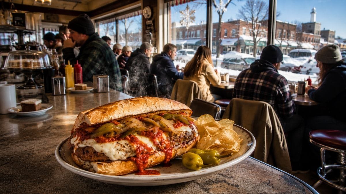 Cudighi Sandwich In A Up Diner