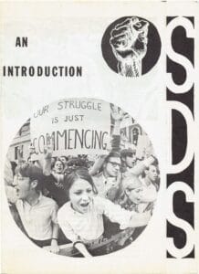 Cover Of Sds Pamphlet Circa 1966