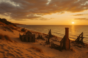 20250414 1635 Sandy Shores Nostalgia Simple Compose 01Jrv039Mpedg80Rwx93Cm6Qtf