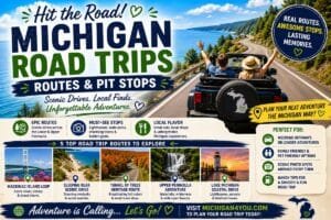 5 Michigan Road Trips With Scenic Routes, Odd Stops And Small-Town History