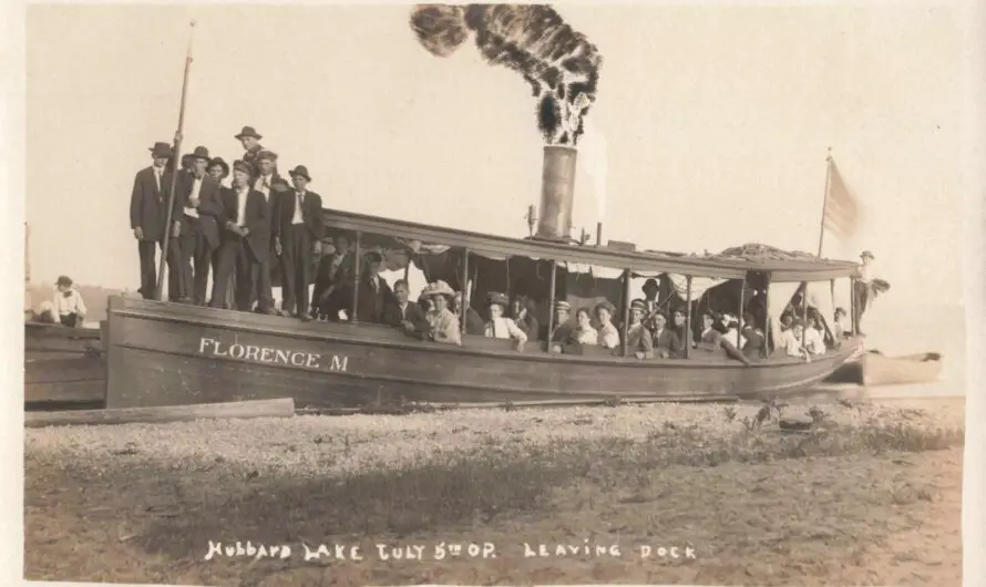 Hubbard Lake Michigan – Fun Summer On The Water In The Early 1900S – Video