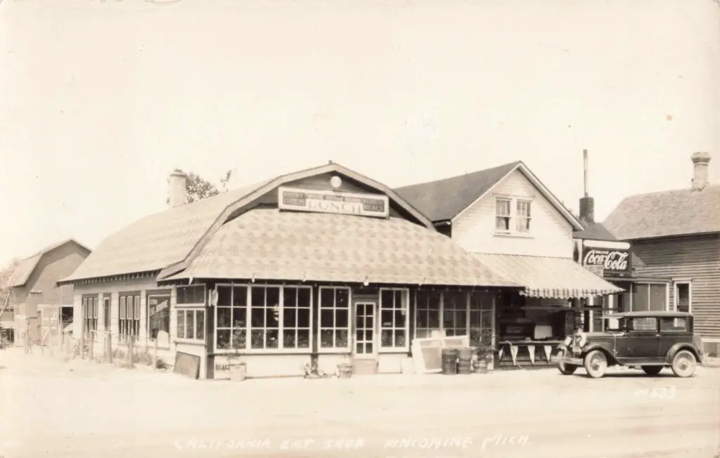 A Roadside Lunch Stop On U.s. 23, The California Eat Shop Served Travelers And Locals Alike With Short-Order Meals And Cold Coca-Cola.
