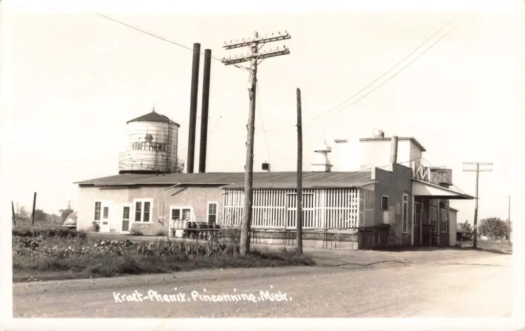 Pinconning’s Dairy Boom Is Captured Here At The Kraft-Phenix Plant, Where Local Milk Was Turned Into The Town’s Signature Sharp Cheese.