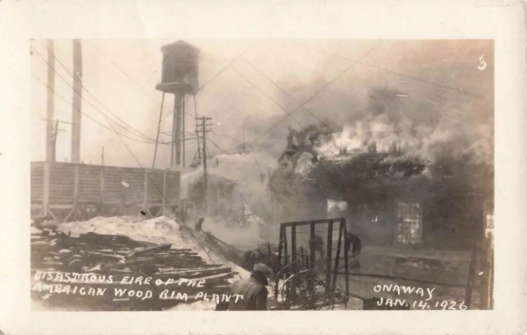 Fire At American Wood Rim