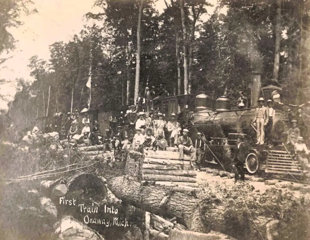 First Train Into Onaway