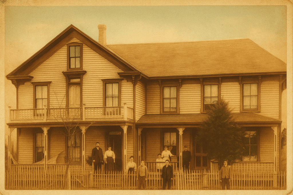Boucha White House In The Early 1900S. - Naubinway Michigan History