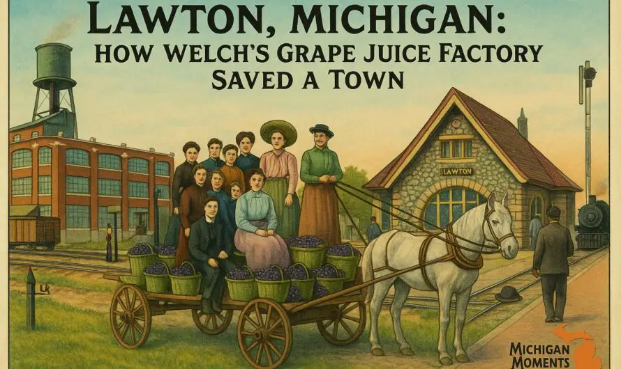 Lawton Michigan History — How Welch’s Grape Juice Factory Saved A Town – Video