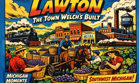 Colorful Vintage Advertisement For Lawton