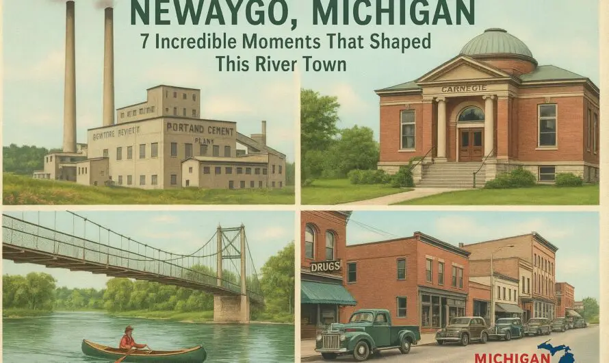 Newaygo Michigan History – 9 Incredible Photos Of This Historic River Town