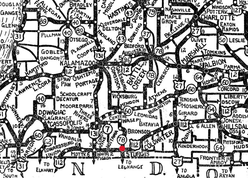 Map Of Sturgis, Michigan