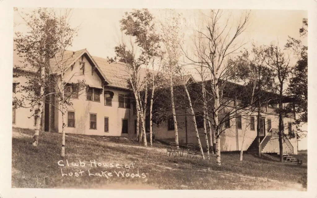 A House With Trees In The Front