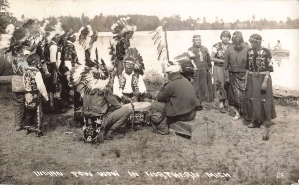 A Group Of People In Traditional Clothing