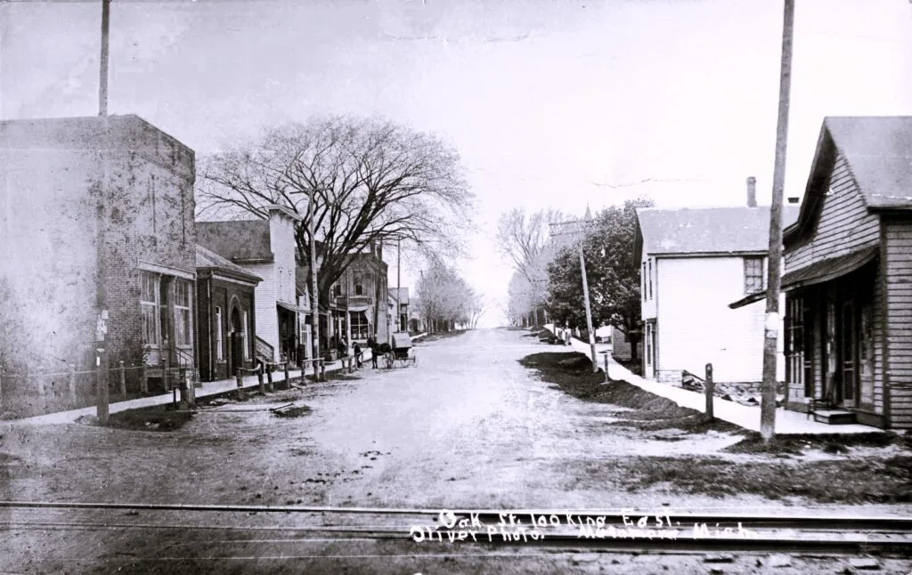 Old Street With Vintage Buildings.