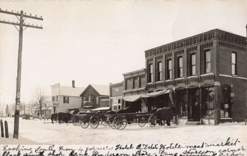 Downtown Metamora C1905
