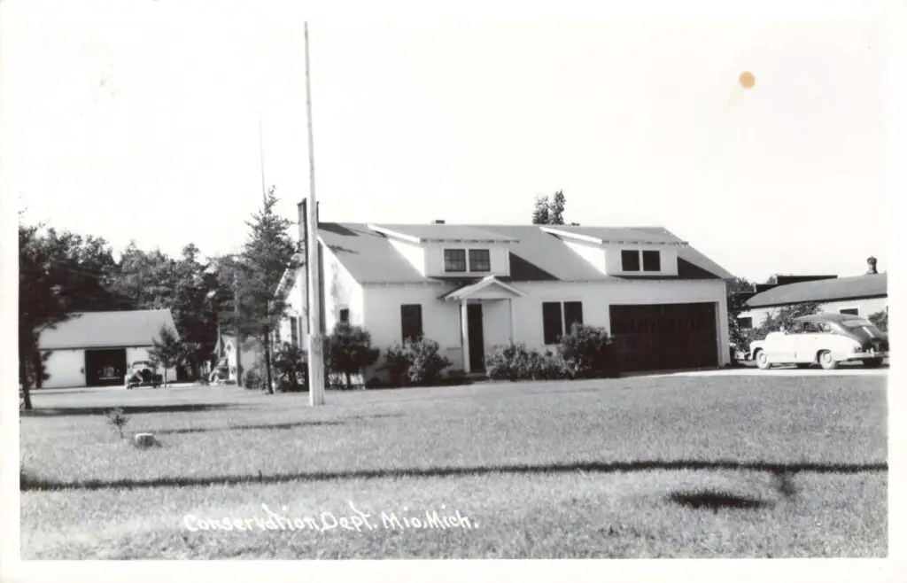 A House With A Lawn And Trees