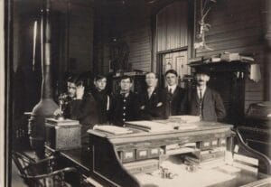 Telephone Office In Early 1900S