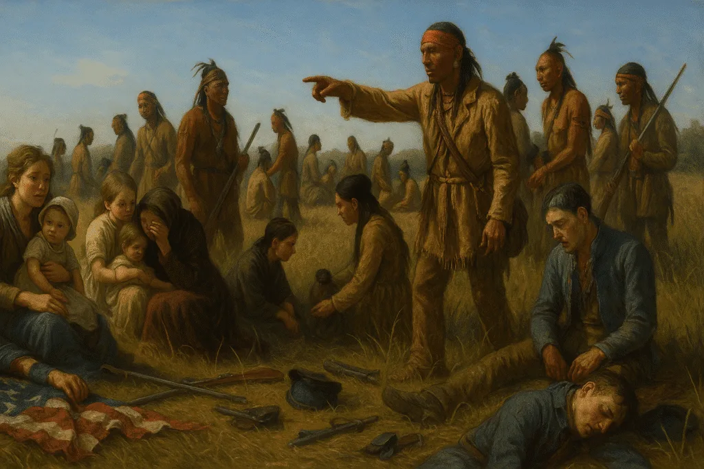 Prisoners Were Divided Among The Native Groups - Massacre At Fort Dearborn