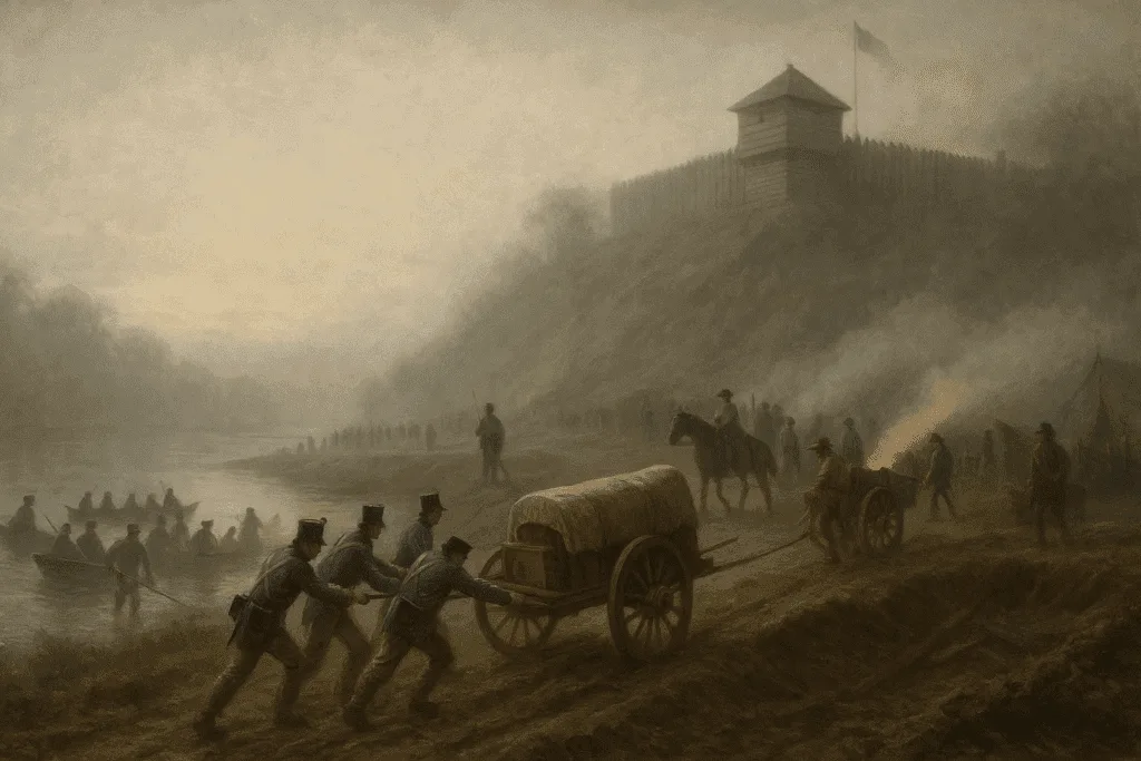 Supplies Come Into Fort Detroit