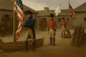 Surrender At Fort Michilimackinac