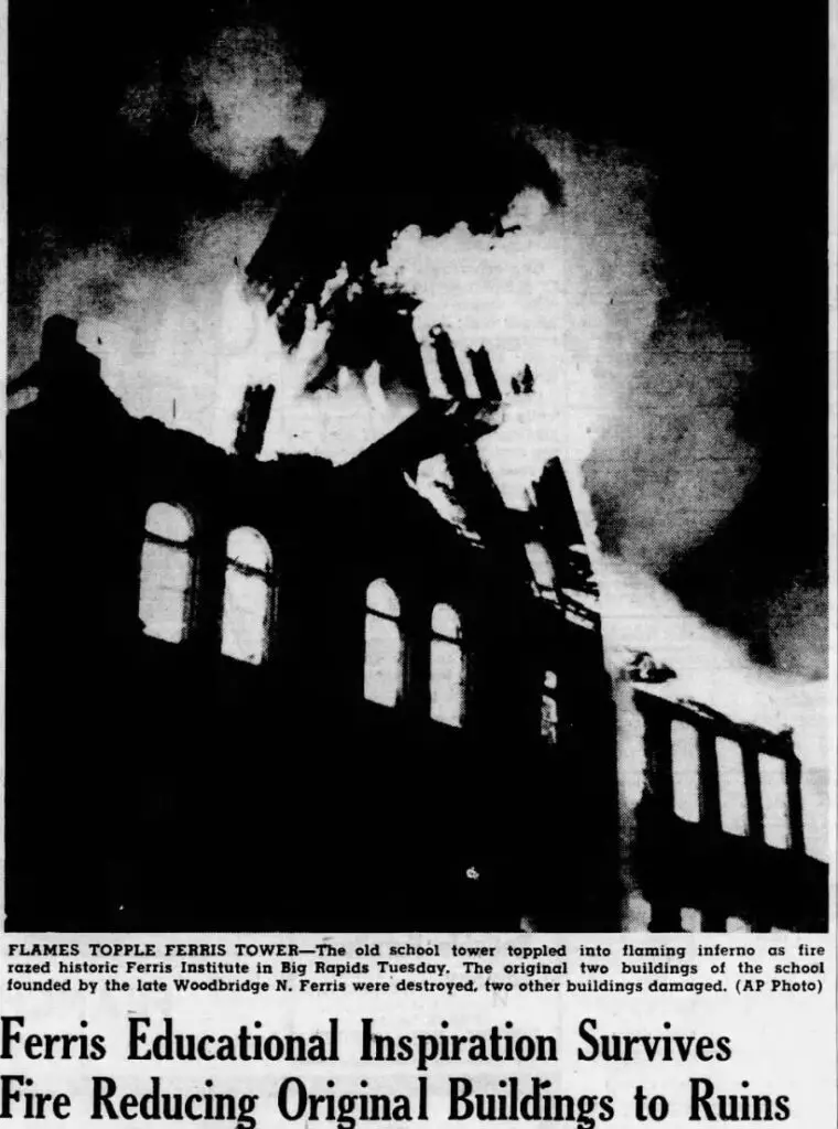 A Building With Smoke Coming Out Of It
