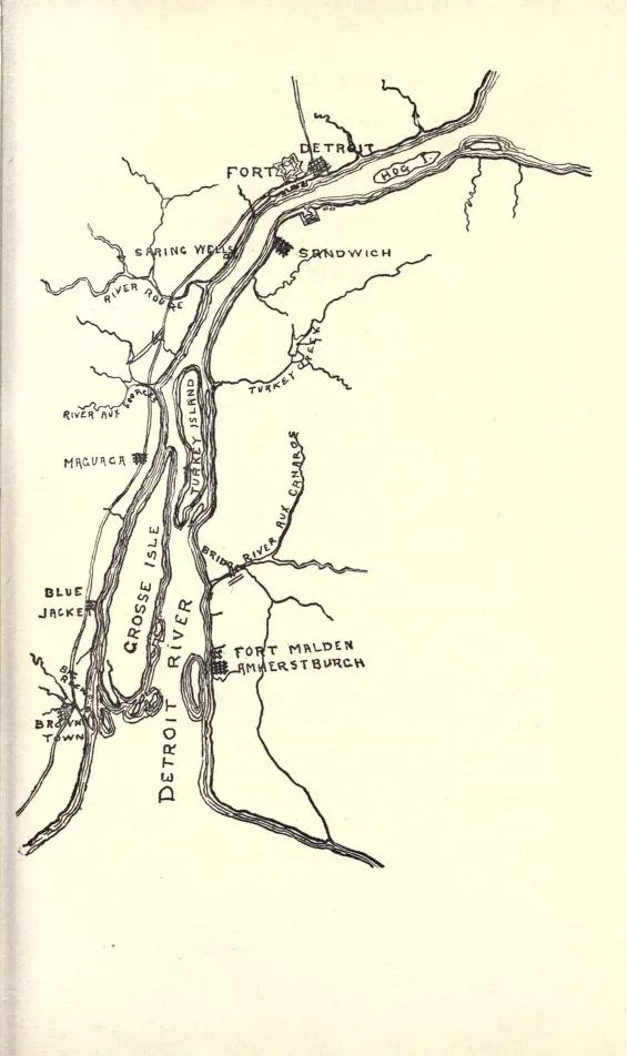 A Map Of A River