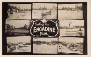 A Collage Of Photos Of Boats On Water