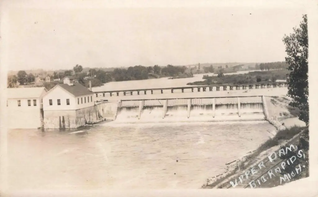 A Building Next To A River
