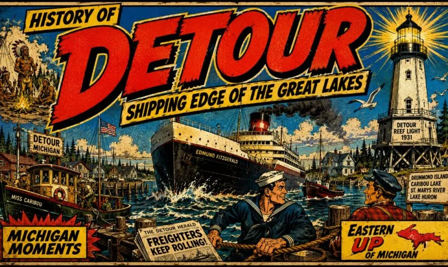 Unveiling The Surprising History Of Detour Michigan – From Native Encampments To 1950S Tourist Resort